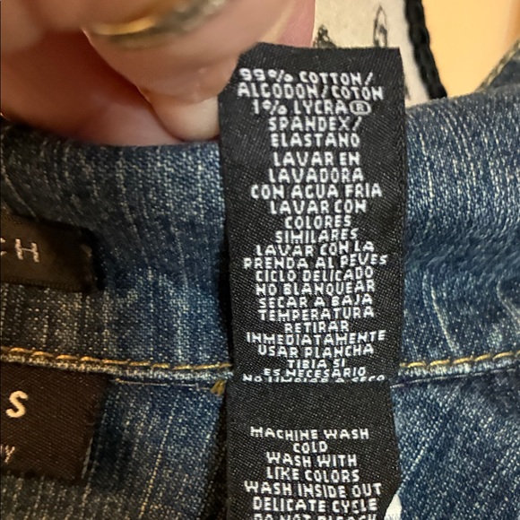 Axcess Blue Button Down Jean Jacket - Picture 13 of 14